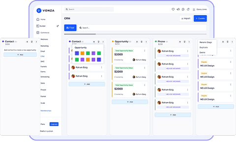 Vonza CRM Image